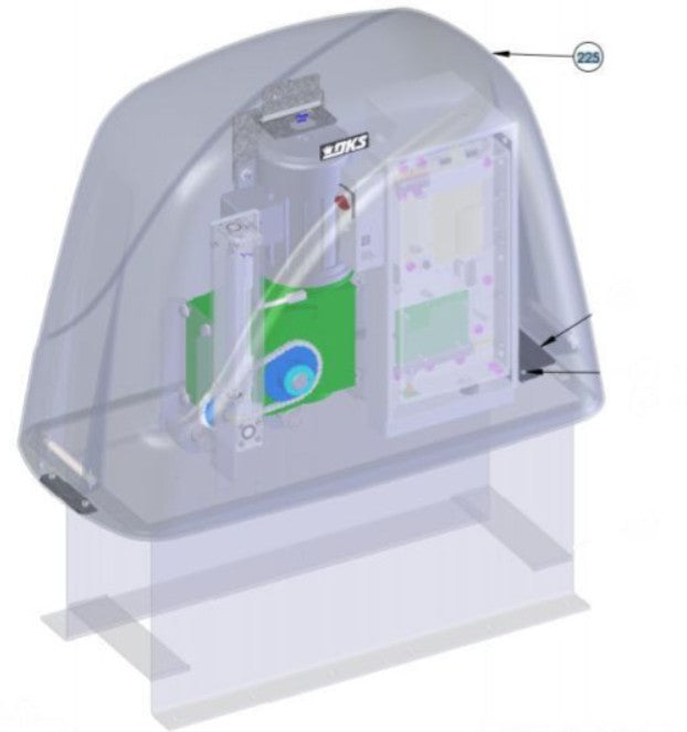 Door King 9550-400 | Cover Assembly Plastic