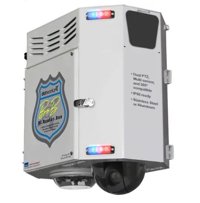 Dotworkz BOB-BASE | IP66 City Surveillance POD CCTV Camera Cabinet Housing