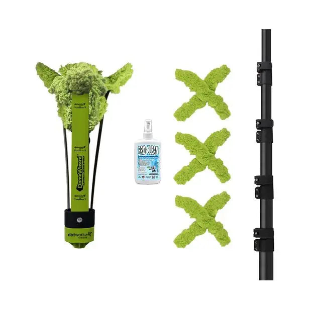 Dotworkz DW-PKG-25-CF | Domewizard 25Ft – Elevated Cleaning System With Multiple Cleaning Modes