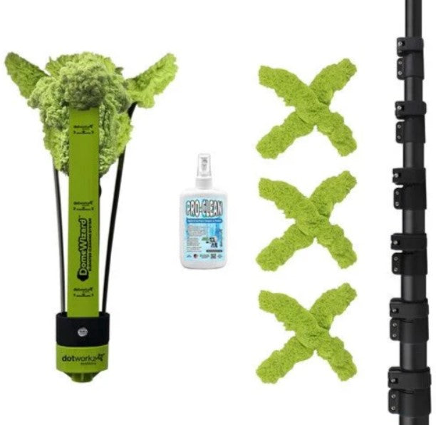 Dotworkz DW-PKG-40-CF | DomeWizard 40ft Max Elevated Cleaning System with Multiple Cleaning Modes