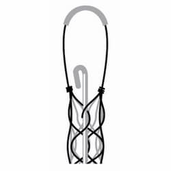 Draka Elevator Cables 022-03-015 | Stainless Steel Mesh Grip For Traveling Cables - Maximum Hanging Lengths Of 200 Ft. (61 Meters), .75" To .99" Cable Diameter Range. Single Eye / Single Weave / Split Rod - Tinned Bronze