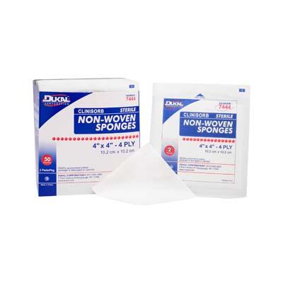 Dukal LLC 7444P | Premium Non-Woven Gauze Sponges