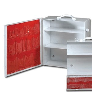 Durham Manufacturing Co 534-43 | Industrial First Aid Cabinet, 3 Fixed Shelves, Side Door