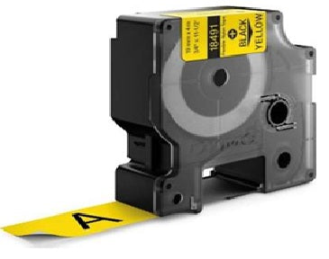 Dymo Corporation 18491 | Industrial Label Tape, 3/4 in., Yellow