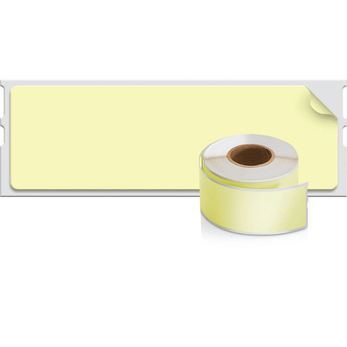 Dymo Corporation 30255 | Address Labels, 1-1/8" × 3-1/2", Yellow, Laser/Inkjet Compatible