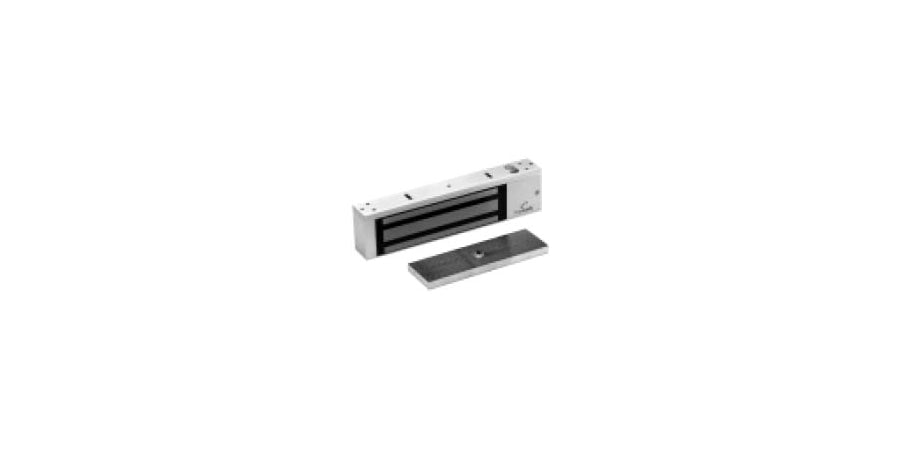 Dynalock 2011-US28-DSM | Electromagnetic Lock, 1200 lb Holding Force, 12/24 VAC/DC, Surface Mount, Door Status Switch