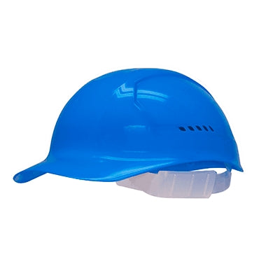 E.d. Bullard Company BKVKBV | Bump Cap, Slide Lock Suspension, Vented, Vinyl Brow Pad, Blue
