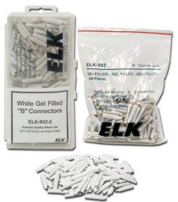 Elk Products Inc. ELK-9022 | White Gel Filled “B” Connectors Wire Splices