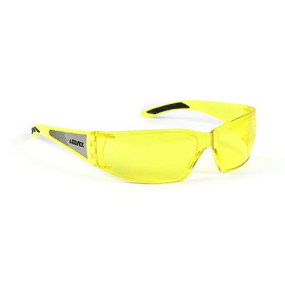 ERB Industries WELSG53A | Delta Plus Reflect-Specs Safety Glasses, Yellow Frame, Amber Hardcoat Lens