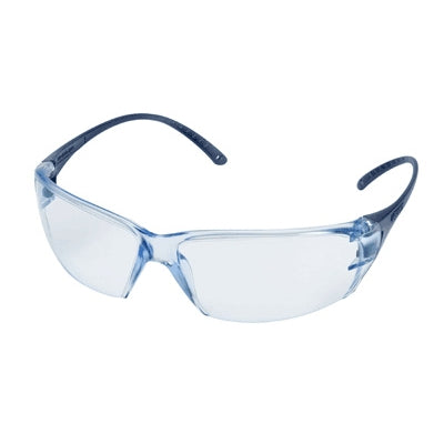 ERB Industries WELSG59BMDAF | Delta Plus Helium 18 Metal-Detectable Safety Glasses, Blue 80% VLT Polycarbonate Lens