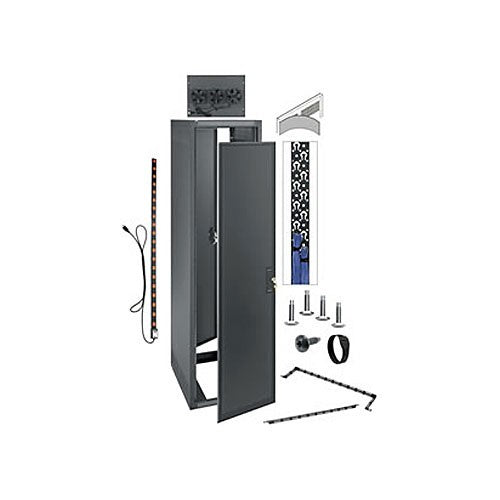 Middle Atlantic ERK-4025-AV | ERK Series Rack, 40 RU, 25"D, AV Configured, 25" D X 74 1/8" H, A/V Configured