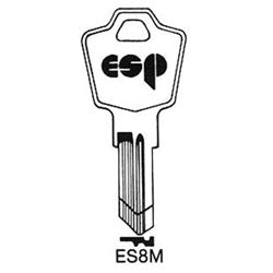 ESP Lock Products Llc ES8-M BR 6 | ES8M Incised, 5 Disc, Brass (ESPES8M-0000)