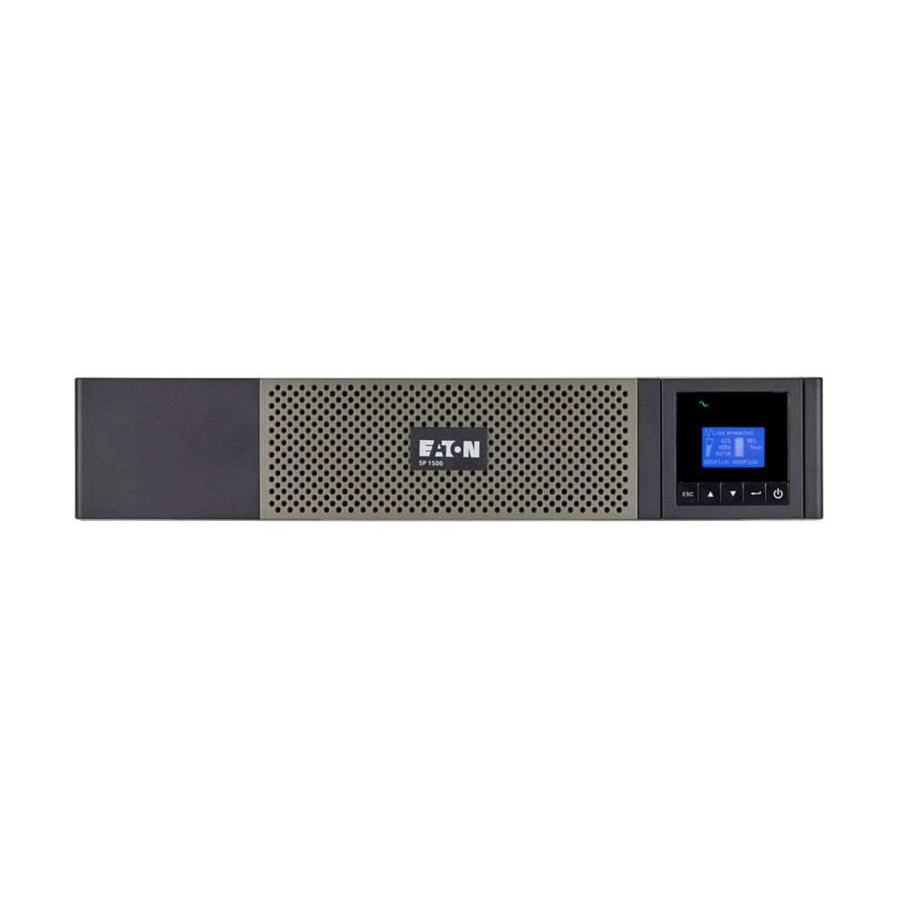 Eaton Power Quality 5P1500RC | 5P UPS, 2U, 1440 Va, 1100 W, 5-15P Input, Outputs, (10) 5-15R, 120V, 16-Inch Depth, True Sine Wave
