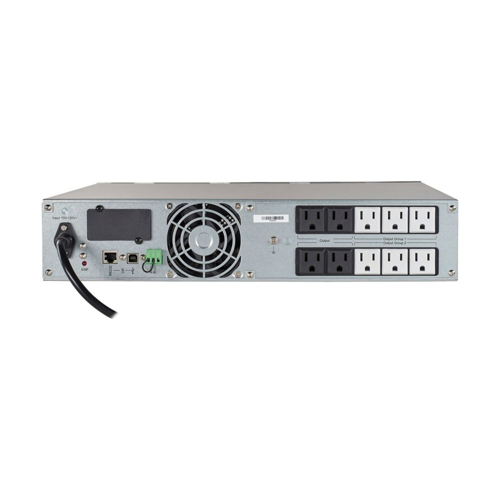 Eaton Power Quality 5P1500RC | 5P UPS, 2U, 1440 Va, 1100 W, 5-15P Input, Outputs, (10) 5-15R, 120V, 16-Inch Depth, True Sine Wave