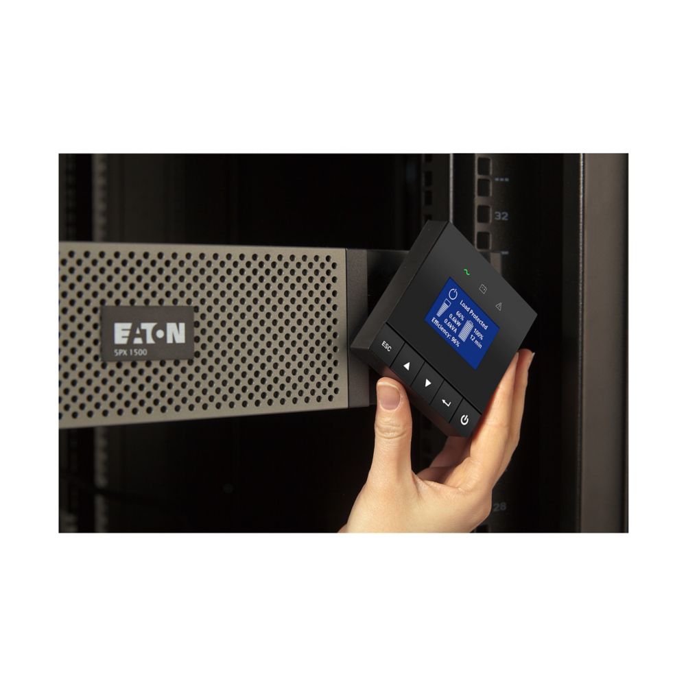 Eaton Power Quality 5PX3000IRT2U | 5PX UPS, 3000 VA, 2700 W, Input: C20, Outputs: (8) C13, (1) C19, Rack/Tower, 2U