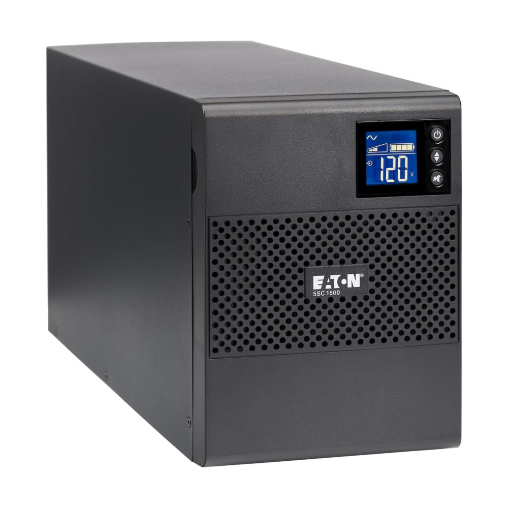 Eaton Power Quality 5SC1500 | 5Sc UPS, 1500 Va, 1080 W, 5-15P Input, Outputs, (8) 5-15R, Black