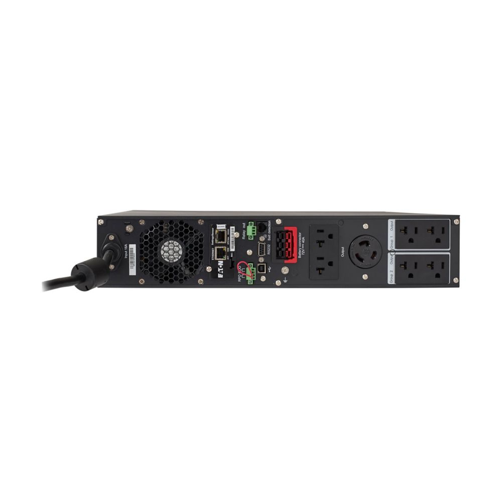 Eaton Power Quality 9PX2000RTN | 9Px UPS, 2U, 2000 Va, 1800 W, 5-20P Input, Outputs, (6) 5-20R, (1) L5-20R, 120V, Network Card