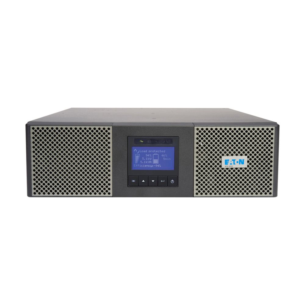 Eaton Power Quality 9PX6K | 9Px UPS, Network Card Included, 3U, 6000 Va, 5400 W, L6-30P Input, Outputs, (2) L6-20R, (2) L6-30R