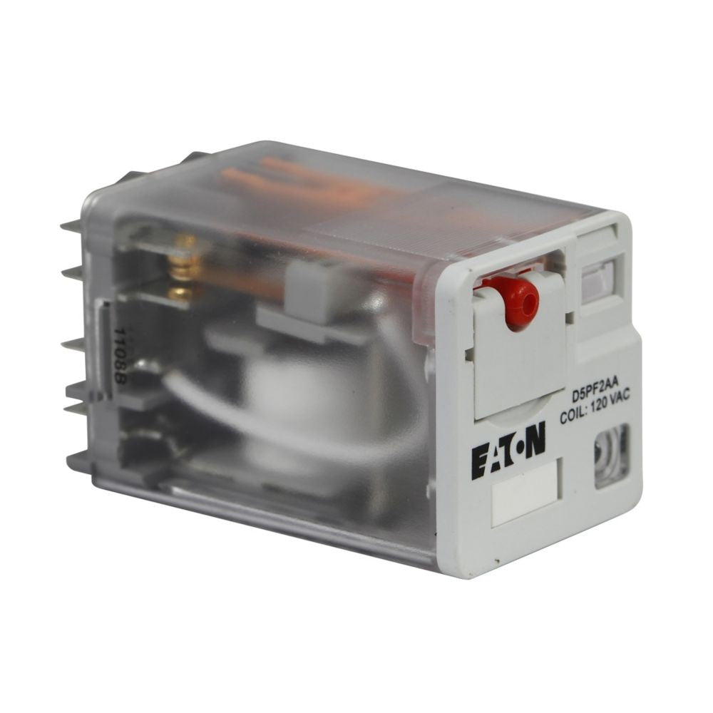 Eaton Power Quality D5RF2T1 | General-Purpose Relay, Ice Cube Relay, Dpdt, 10A, 24Vdc Coil, Ice Cube Relay, Dpdt, 10A, 24Vdc Coil,