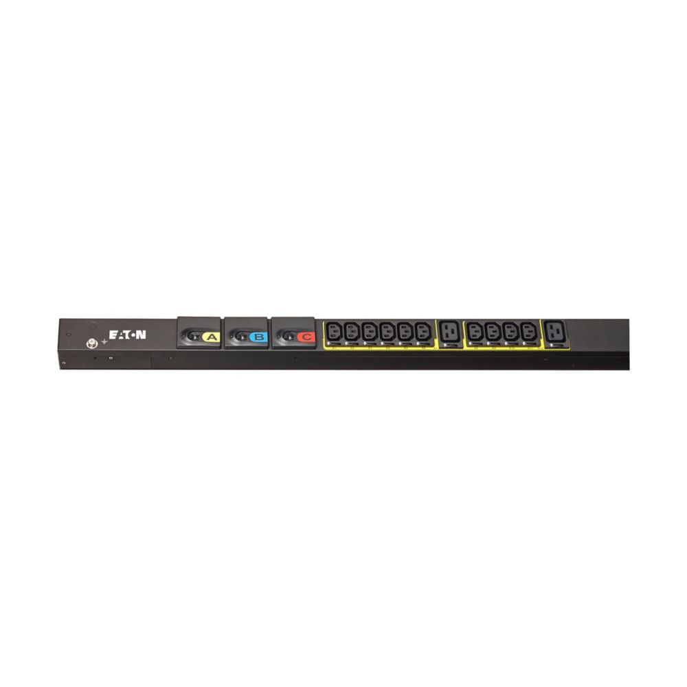 Eaton Power Quality EBA301-10 | Basic Rack PDU, 0U, L15-20P Input, 5.76 KW Max, 200-240V, 16A, 10 Ft Cord, Three-Phase, Outlets