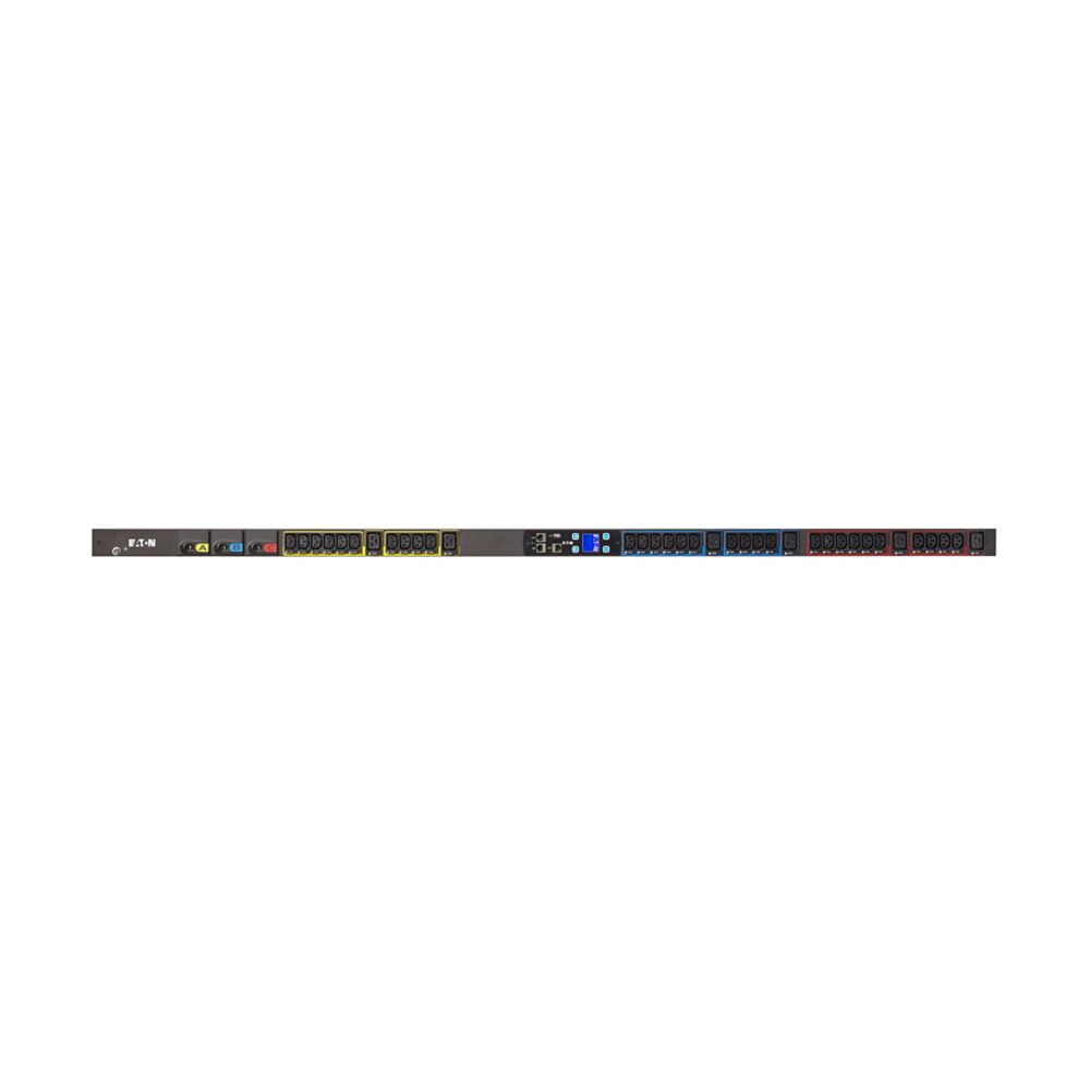 Eaton Power Quality EMI303-10 | Metered Input PDU, 1Ph, 0U, L15-30P Input, 10 Ft Cord, 8.64 KW, 24A, 200-240V, 36 Outlets (3) C13 (6) C19