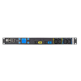 Eaton Power Quality EMIT07-10 | Metered Input PDU, 1Ph, 1U, L6-30P Input, 10 Ft Cord, 5.76 KW, 24A, 200-240V, 18 Outlets (18) C13