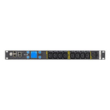 Eaton Power Quality EMIT10-10 | Metered Input PDU, 1Ph, 1U, Nema L6-20P Input, 10Ft Cord, 1.92 KW, 16A, 100-240V, 8 Outlets (8) C13