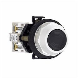 Eaton Power Quality HT8AAHAB | Flush Pushbutton, Black, With 1No-1Nc Co