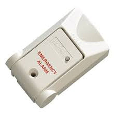 Edwards Signaling 3045CT-W | Panic Switch, White, Surface-Mount, 100 VDC, 0.5 A, ABS,
