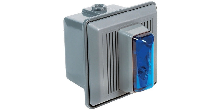 Edwards Signaling 868STRB-AQ | Horn Strobe, Gray, 5.5 in. Ht, Thermoplastic, Surface Mount