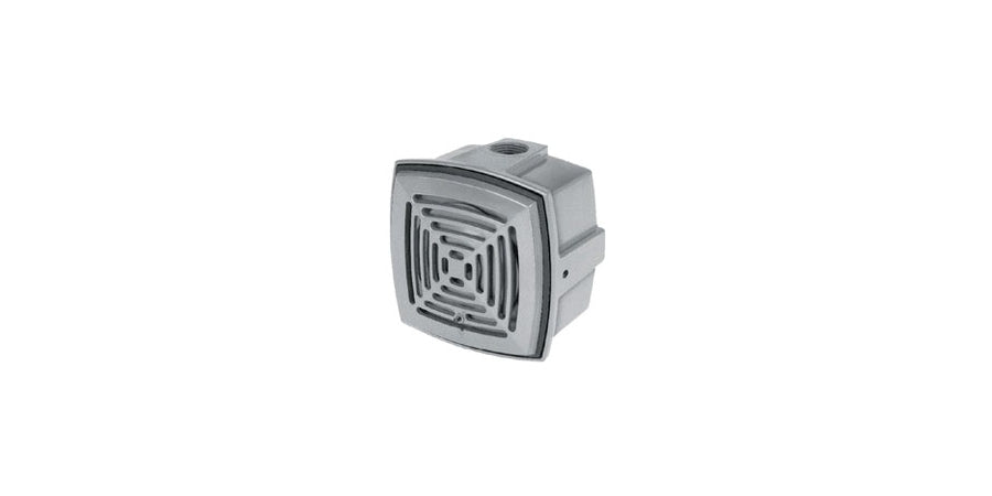 Edwards Signaling 876-G5 | Vibrating Horn, 0.63 A, Gray, Die Cast, Surface Mount, 24 VAC, 3-5/16 in. Wd