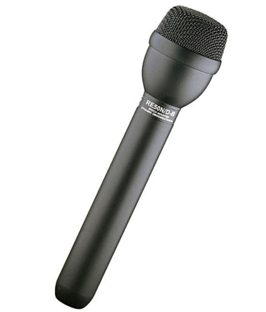 Electro-Voice RE50N/D-B | N/Dym Dynamic Omnidirectional Interview Microphone, Black