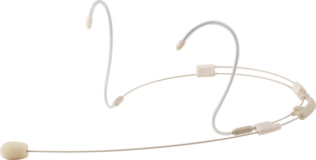 Electro-Voice RE97-2TX-BEIGE | Re97?2 Tx Beige, Omni 2?Sided Low?Profile Headworn Microphone W/Telex Ta4F Connector