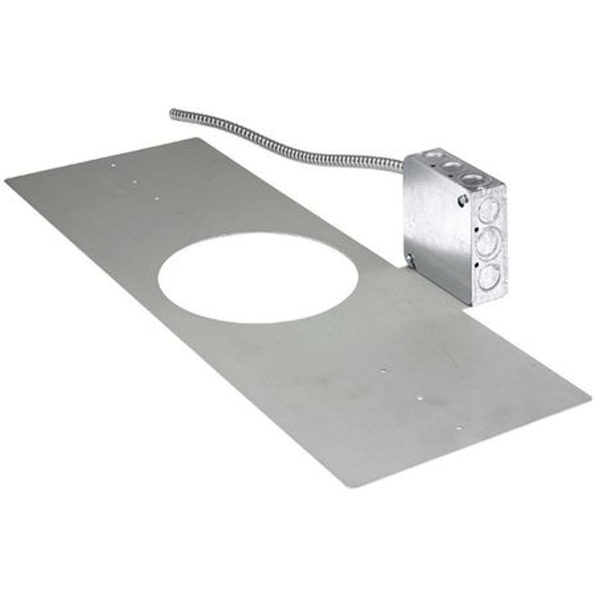 Electro-Voice RPK-810-B | Rough In Plate for C8.2Hc and C10.1 Speakers, Black, Junction Box, Flexible Conduit, (2-Pack)