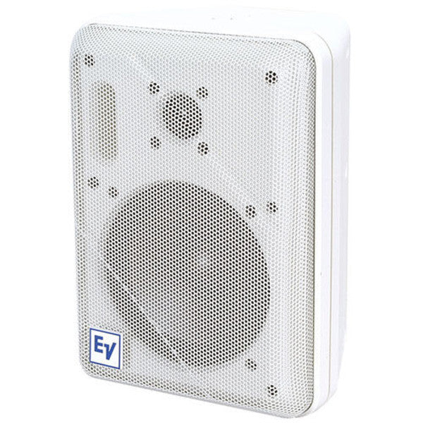 Electro-Voice S-40W | 120 W 5-1/4 In. 2-Way, 100 X 100, Weather Resistant, Flying and Stand Mount White Polystyrene (Pair)