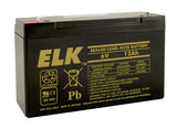 Elk Products Inc. ELK-061-20 | Sealed Lead Acid Battery, 6 V 12Ah