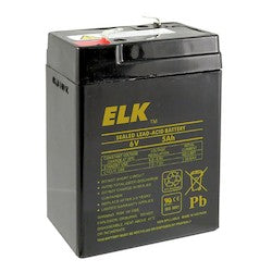 Elk Products Inc. ELK-065-0 | Sealed Lead Acid Battery, 6 V 5Ah