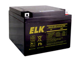 Elk Products Inc. ELK-12260 | Sealed Lead Acid Battery, 12 V 26Ah