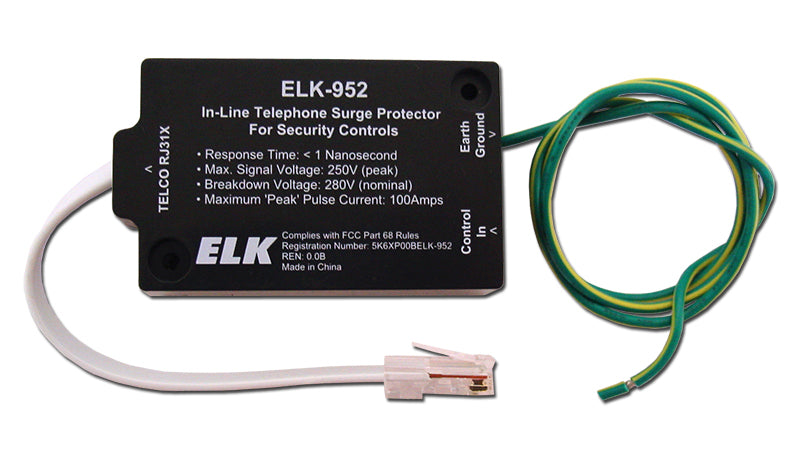Elk Products Inc. ELK-952  | In-line Telephone Surge Protector