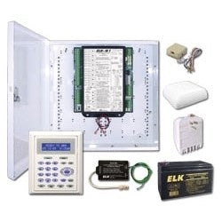 Elk Products Inc. ELK-M1GSYS4S | M1 Gold Kit with Enclosure and M1KP2 Keypad