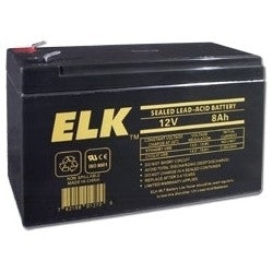 Elk Products Inc. ELK1280 | Sealed Lead Acid Battery, 12 V 8Ah