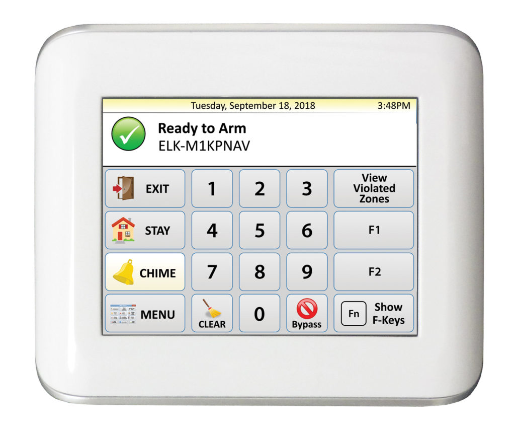Elk Products Inc. ELKM1KPNAV | 3.5? Navigator Touchscreen Keypad