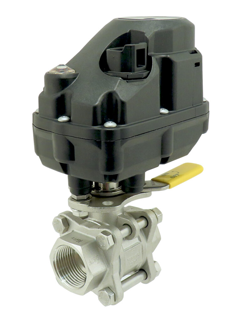 Elk Products Inc. ELKWSV3 | 1" Water Shut off Valve With Manoverride, 12VDC Motor