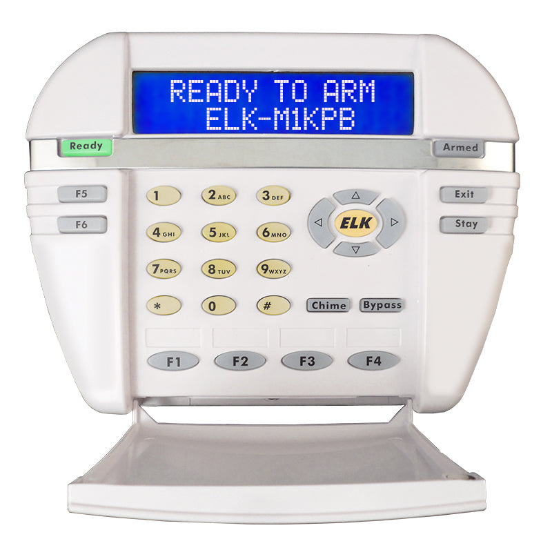 Elk Products Inc. M1KPB | LCD Keypad for M1 Controls (Blue LCD Display)