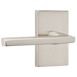 Emtek Products Inc 5112 AST US10B | Door Lever Set, Helios, Modern Rectangular Rosette Style, Brass, Oil Rubbed Bronze, For Passage