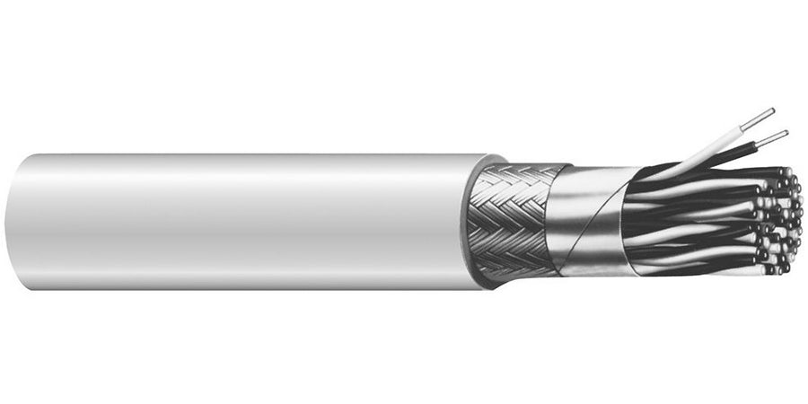 Encore Wire C0654A.41.10 | Multi-Conductor Cable, 12 Conductor, Tinned Copper, 22 AWG, 7/30, Stranded, Semi-Rigid PVC, Gray, PVC, UL, 1000 ft