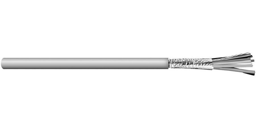 Encore Wire C0780A.41.10 | Multi-Conductor Cable, White, 2 Conductor, Tinned Copper, 20 AWG, 7/28, Stranded, Semi-Rigid PVC, Gray, PVC, 1000 ft