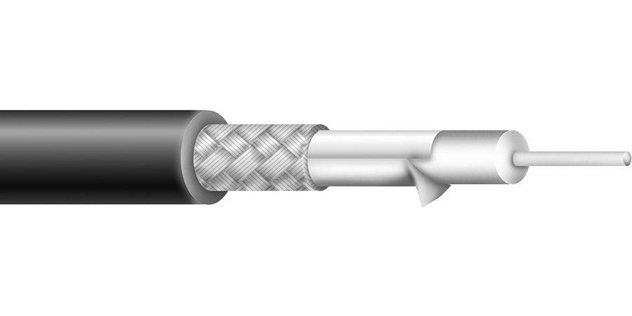 Encore Wire C3524.41.86 | Coaxial Cable, Coaxial, Coaxial, Copper, 18 AWG, PVC, Natural, PVC, 100 ft