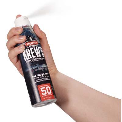 Ergodyne 16633 | KREW'D 6353 SPF 50 Sunscreen Spray 5.5 Oz.
