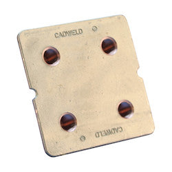 Erico B1642Q | Plate Grounding 4 Stud, 4/0 B161/B164 Brass Material